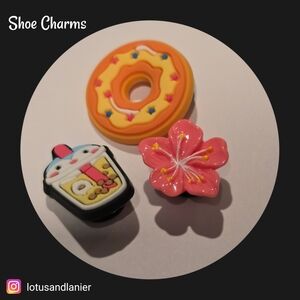 Shoe Charms Boba Blossom Set Of 3